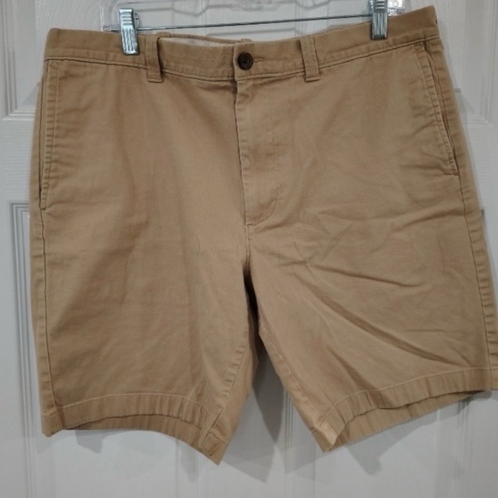 J. Crew Men's Khaki Flat Front Shorts